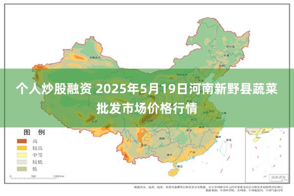 个人炒股融资 2025年5月19日河南新野县蔬菜批发市场价格行情