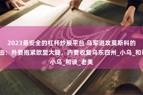 2023最安全的杠杆炒股平台 乌军进攻莫斯科的十大理由：外要抱紧欧盟大腿，内要收复乌东四州_小乌_和谈_老美